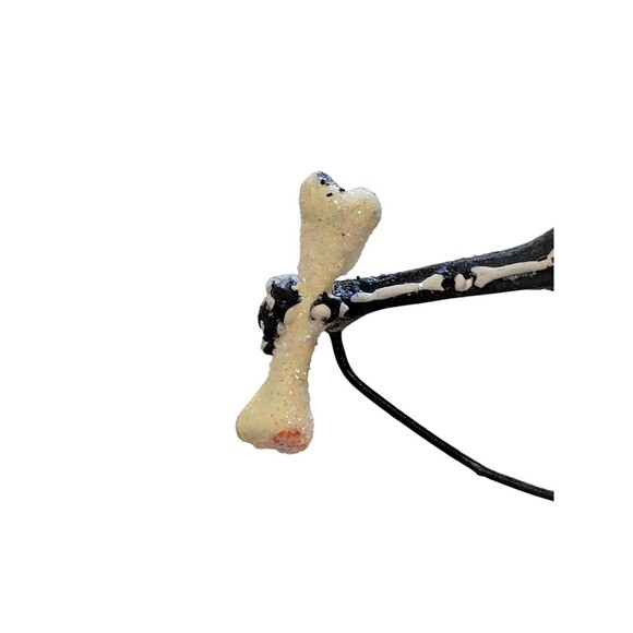 Dept 56 Patience Brewster Krinkles Halloween Ornament Boney Cat Brother Skeleton - Picture 5 of 5